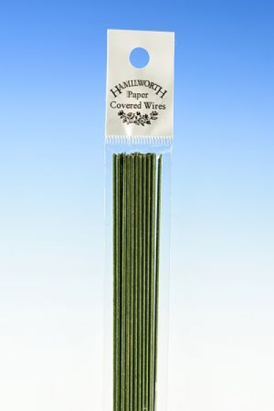 Blumendraht Dunkelgrün - Stärke 24 Gauge